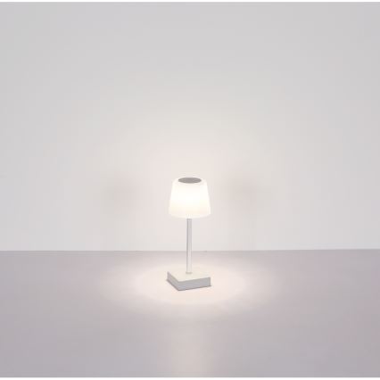 Globo - Lâmpada de mesa tátil LED regulável LED/2W/5V 3000/4500/6500K 800 mAh preta