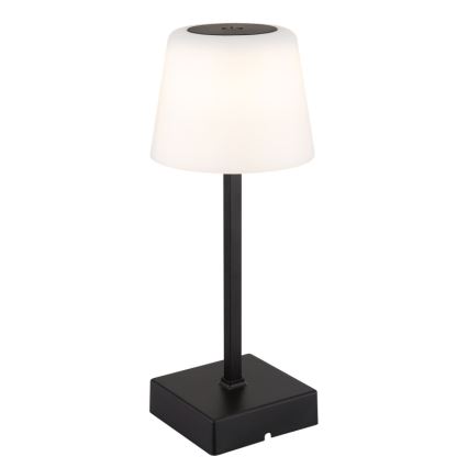 Globo - Lâmpada de mesa tátil LED regulável LED/2W/5V 3000/4500/6500K 800 mAh preta