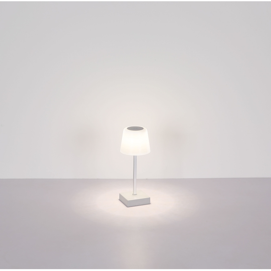 Globo - Lâmpada de mesa LED tátil dimmerizável LED/2W/5V 3000/4500/6500K 800 mAh branca