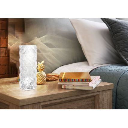 Globo - Lâmpada de mesa tátil LED regulável LED/1W/5V 2700/4000/6500K 800 mAh