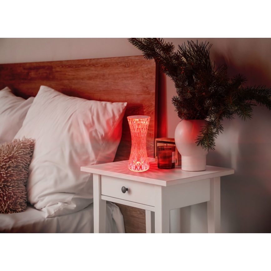 Globo - Lâmpada de mesa LED RGB tátil LED/1W/5V 800 mAh