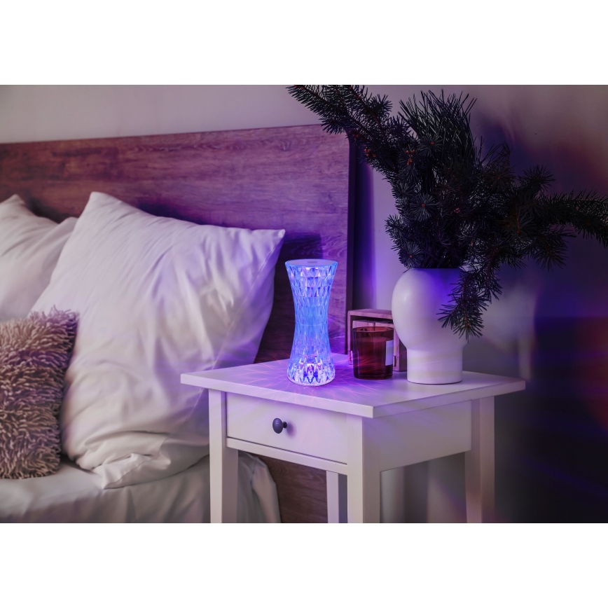 Globo - Lâmpada de mesa LED RGB tátil LED/1W/5V 800 mAh