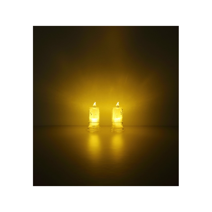 Globo - CONJUNTO 2x Vela LED LED/0,25W/3xLR1130