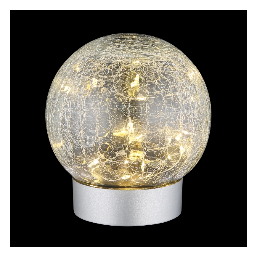 Globo - Lâmpada de mesa decorativa recarregável LED 25xLED/0,06W/5V 600 mAh IP44
