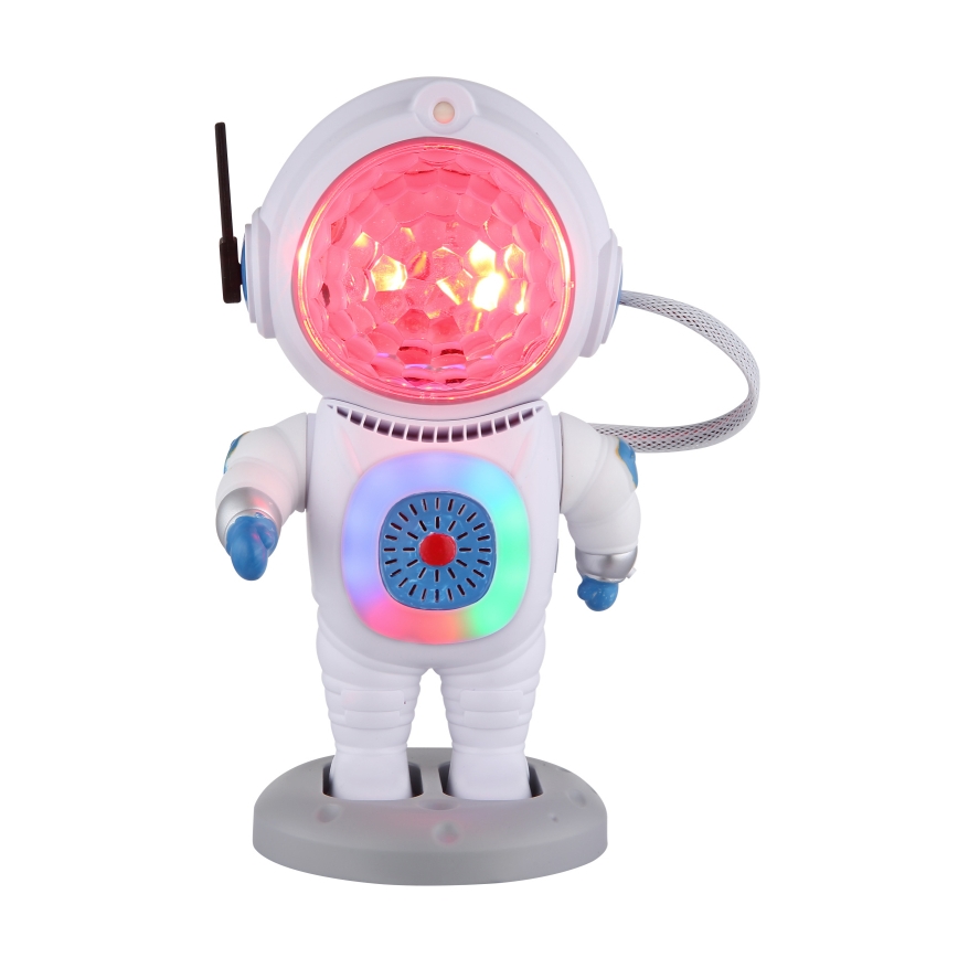 Globo - Lâmpada de Mesa LED RGB LED/6W/5V astronauta branca