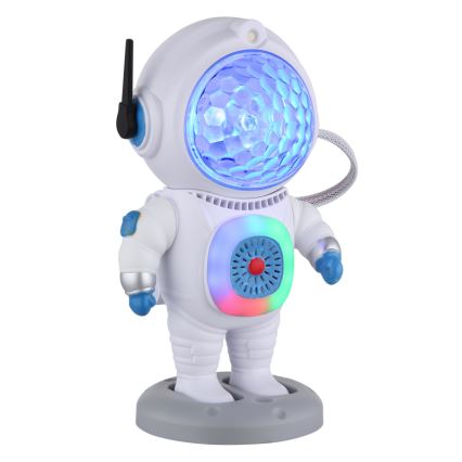 Globo - Lâmpada de Mesa LED RGB LED/6W/5V astronauta branca