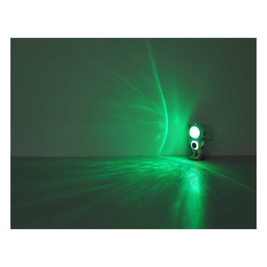 Globo - Lâmpada de Mesa LED RGB LED/6W/5V astronauta branca