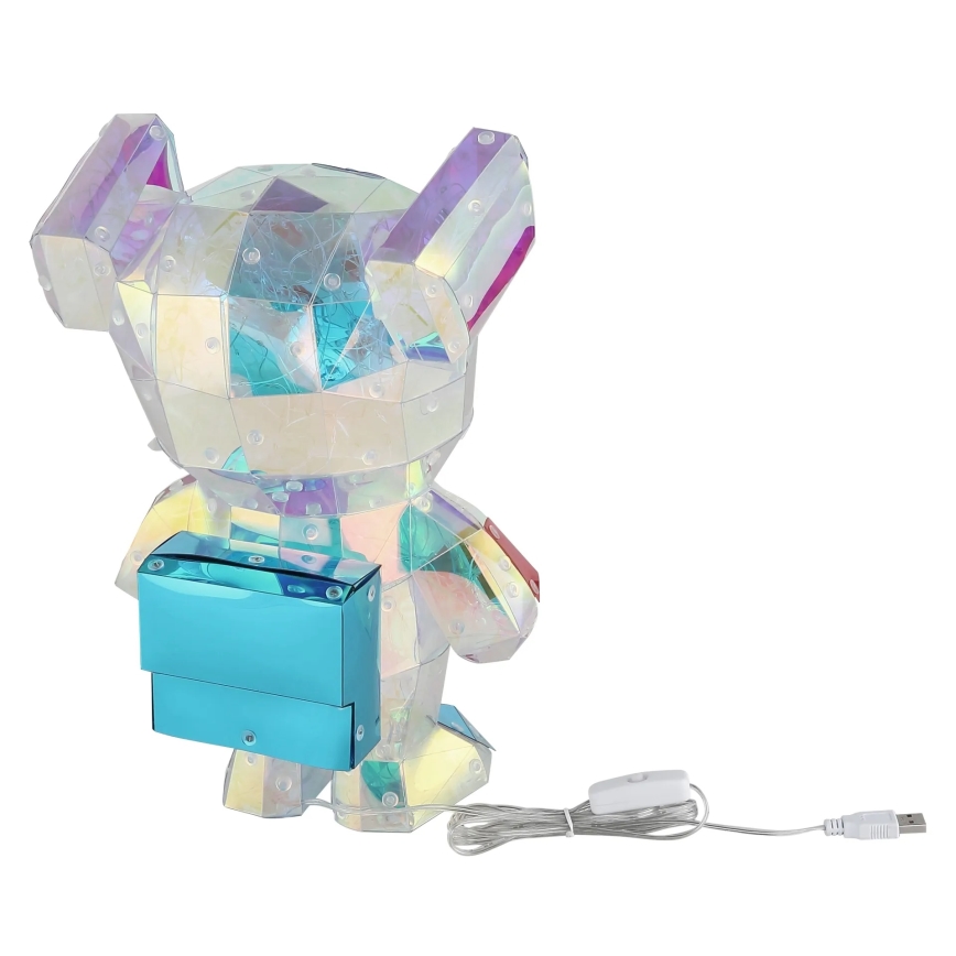 Globo - Decoração de Mesa LED em Embalagem de Presente LED/0,03W/5V USB Urso Espacial