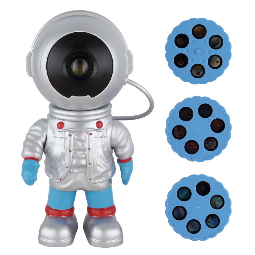Globo - Projetor LED regulável 3W/5V Astronauta