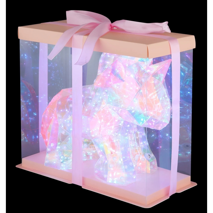 Globo - Luminária decorativa de mesa recarregável e dimerizável LED/4W/5V 1800 mAh Unicórnio