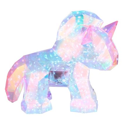Globo - Luminária decorativa de mesa recarregável e dimerizável LED/4W/5V 1800 mAh Unicórnio