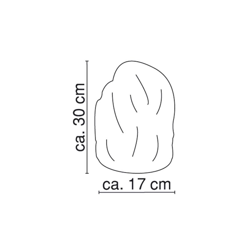 GLOBO - Salt candeeiro 1xE14/15W/230V 8,77 kg