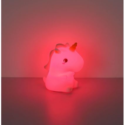 Globo - Luz noturna infantil recarregável LED RGBW dimerizável LED/1,5W/5V 1200 mAh unicórnio
