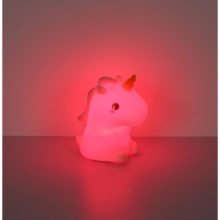 Globo - Luz noturna infantil recarregável LED RGBW dimerizável LED/1,5W/5V 1200 mAh unicórnio