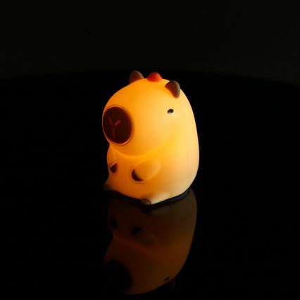 Globo - LED RGBW Luz noturna infantil recarregável dimerizável LED/1,5W/5V 1200 mAh capivara