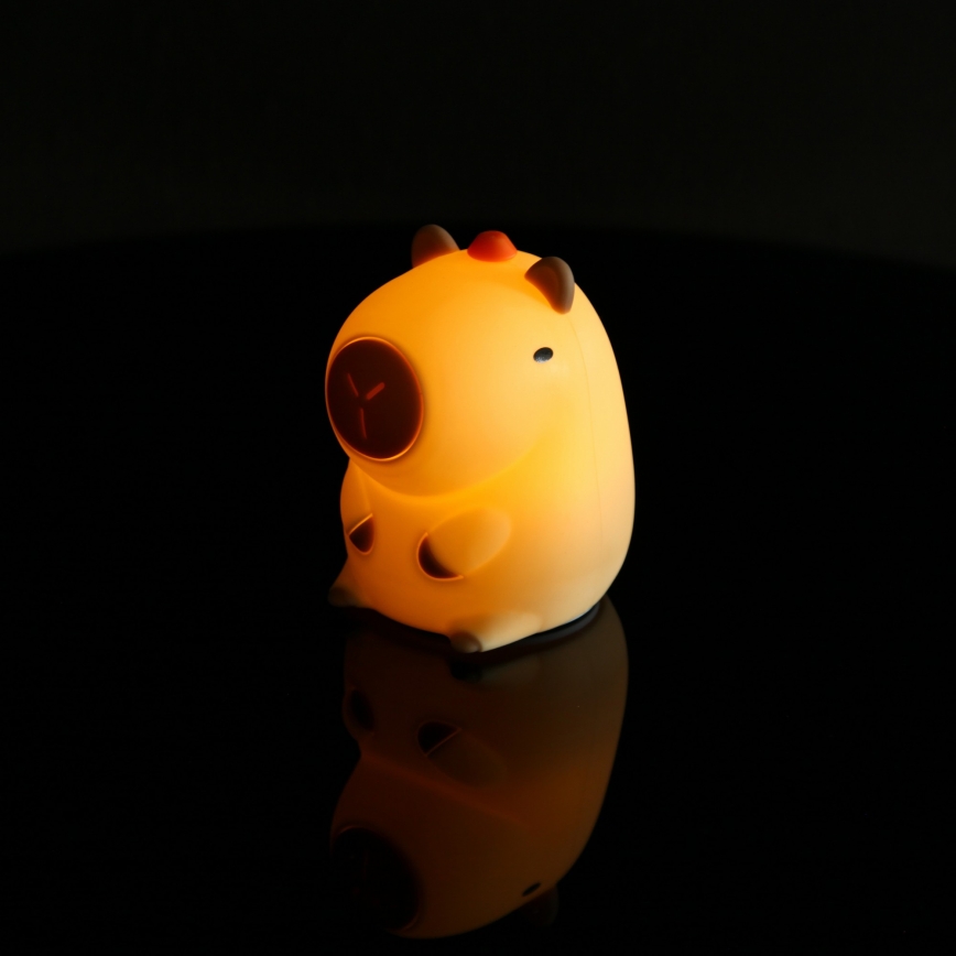 Globo - LED RGBW Luz noturna infantil recarregável dimerizável LED/1,5W/5V 1200 mAh capivara