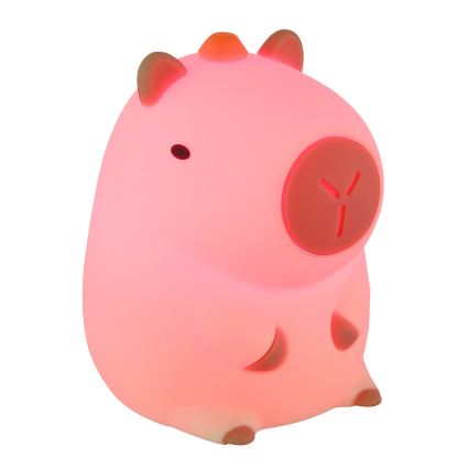 Globo - LED RGBW Luz noturna infantil recarregável dimerizável LED/1,5W/5V 1200 mAh capivara