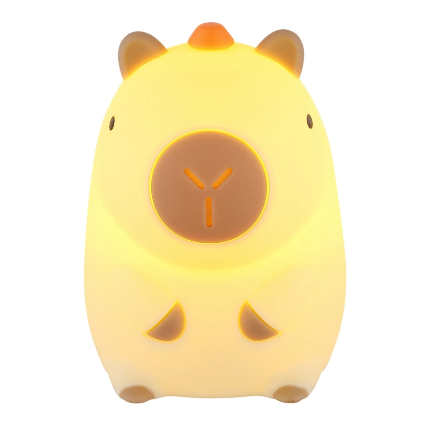 Globo - LED RGBW Luz noturna infantil recarregável dimerizável LED/1,5W/5V 1200 mAh capivara