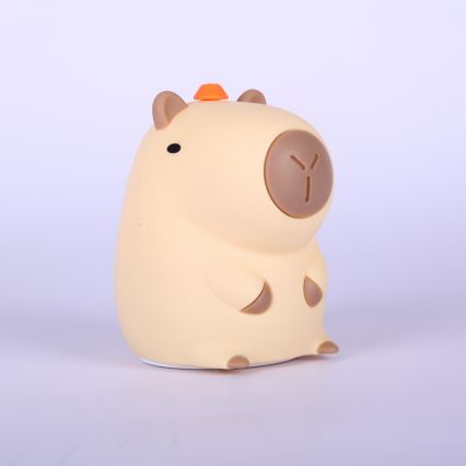 Globo - LED RGBW Luz noturna infantil recarregável dimerizável LED/1,5W/5V 1200 mAh capivara