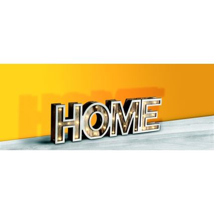 Globo - Candeeiro de mesa LED 28xLED/0,06W/3xAA álamo