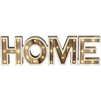 Globo - Candeeiro de mesa LED 28xLED/0,06W/3xAA álamo