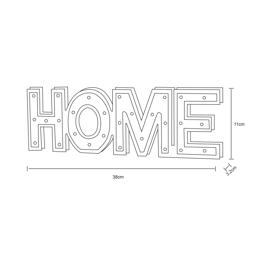 Globo - Candeeiro de mesa LED 28xLED/0,06W/3xAA álamo