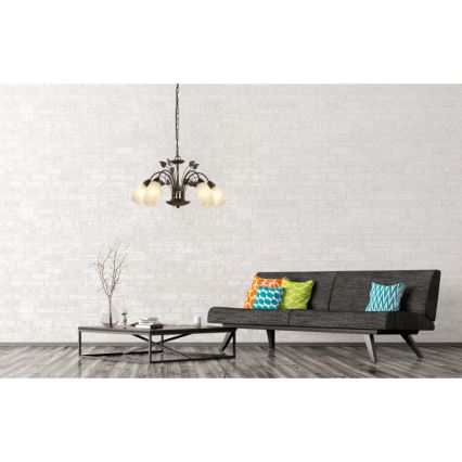 Globo - Candeeiro suspenso 5xE14/40W/230V