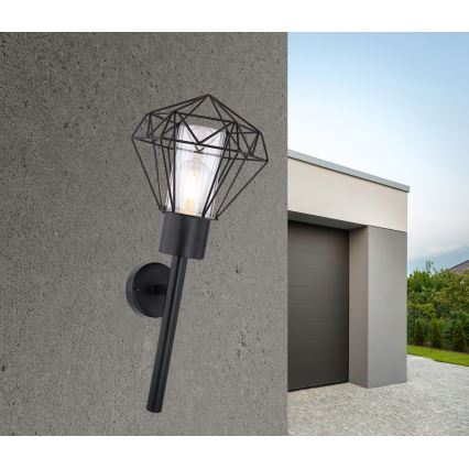 Globo - Iluminação de parede exterior 1xE27/15W/230V IP44