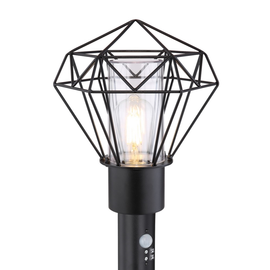 Globo - Candeeiro exterior com sensor 1xE27/15W/230V IP44