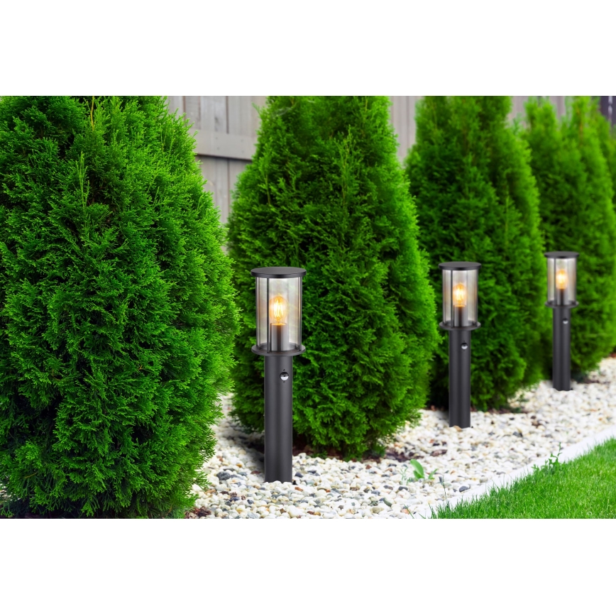 Globo - Candeeiro exterior com sensor 1xE27/60W/230V 60 cm IP54