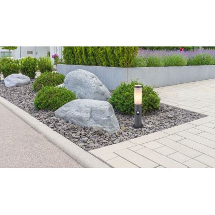 Globo - Luminária exterior com sensor 1xE27/15W/230V 45 cm IP44