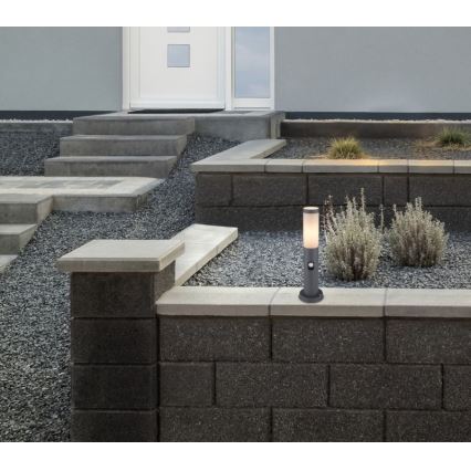 Globo - Luminária exterior com sensor 1xE27/15W/230V 45 cm IP44