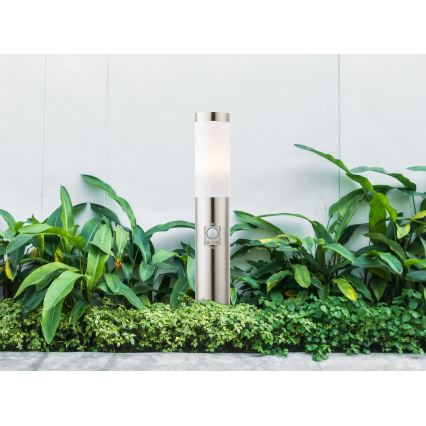 Globo - Candeeiro de exterior com sensor 1xE27/60W/230V IP44