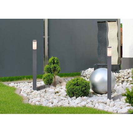 Globo - Candeeiro exterior 1xE27/60W/230V IP44 110 cm antracite