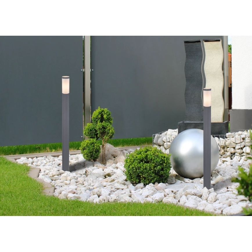 Globo - Candeeiro exterior 1xE27/60W/230V IP44 110 cm antracite