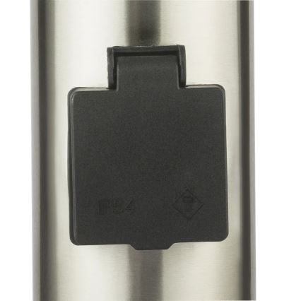 Globo 3159KLED - Candeeiro exterior LED com tomada BOSTON LED/9W/230V IP44 110 cm