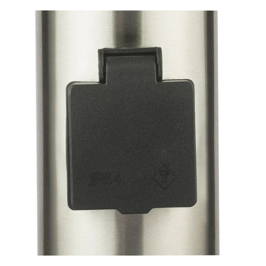 Globo 3159KLED - Candeeiro exterior LED com tomada BOSTON LED/9W/230V IP44 110 cm