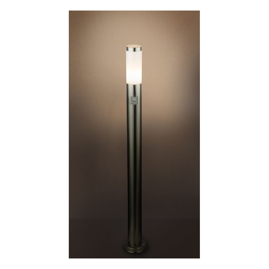 Globo - Candeeiro exterior com sensor 1xE27/60W/230V 110 cm IP44