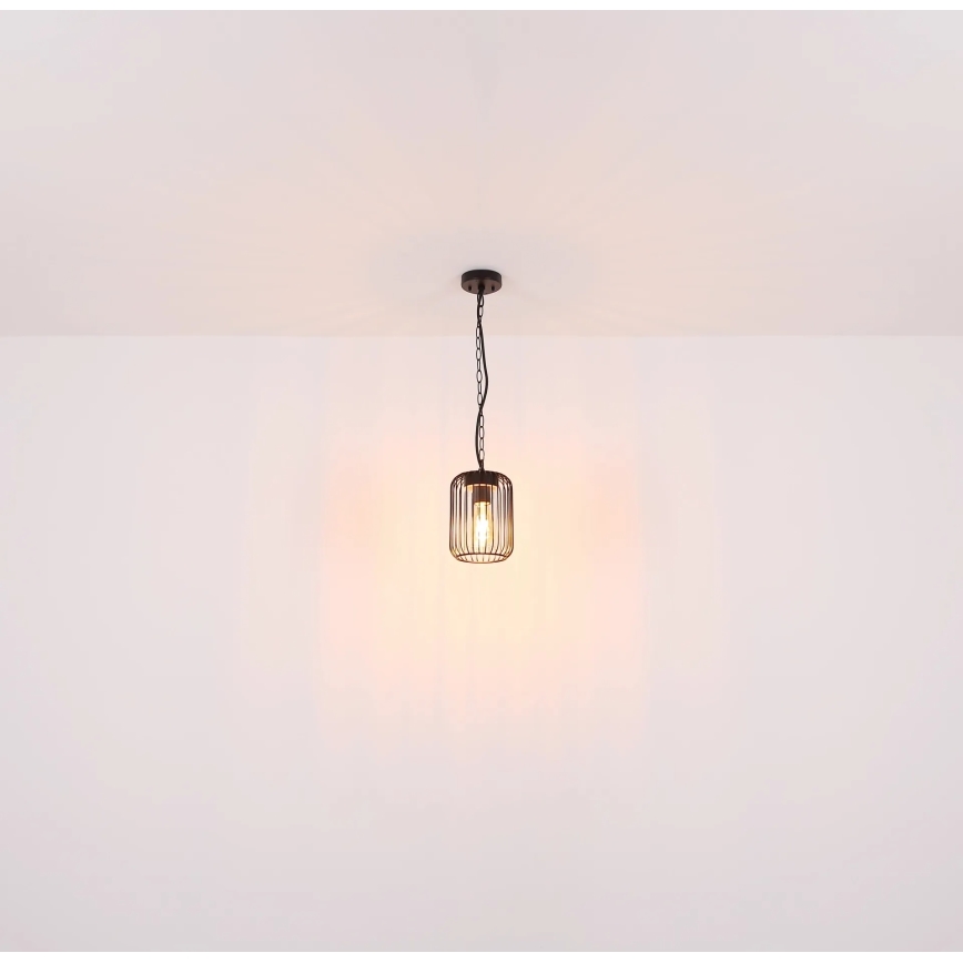 Globo - Lustre exterior suspenso por corrente 1xE27/15W/230V