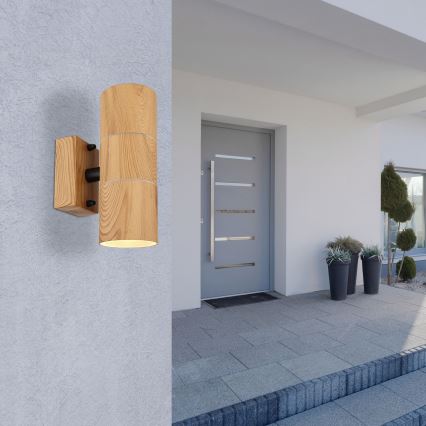 Globo - Luminária de parede exterior 2xGU10/35W/230V IP44