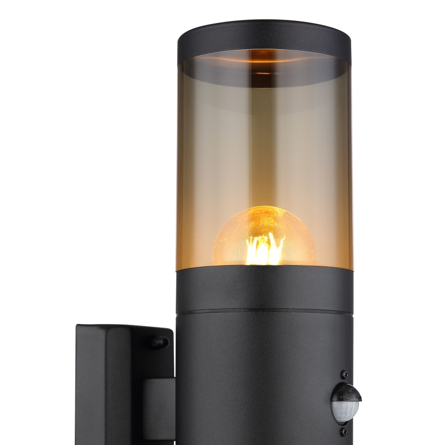 Globo iluminação de parede com sensor 2xE27/40W/230V IP44