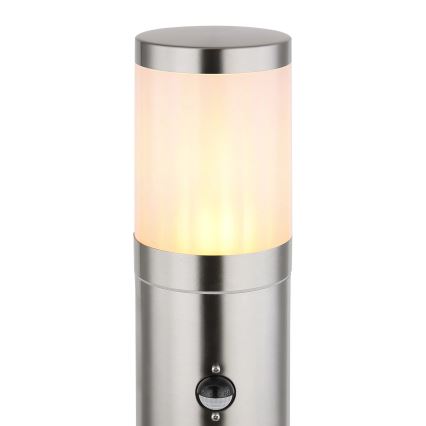 Globo - Candeeiro exterior com sensor 1xE27/60W/230V 80 cm