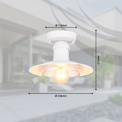 Globo 3274DW - Iluminação de teto LINDA 1xE27/15W/230V