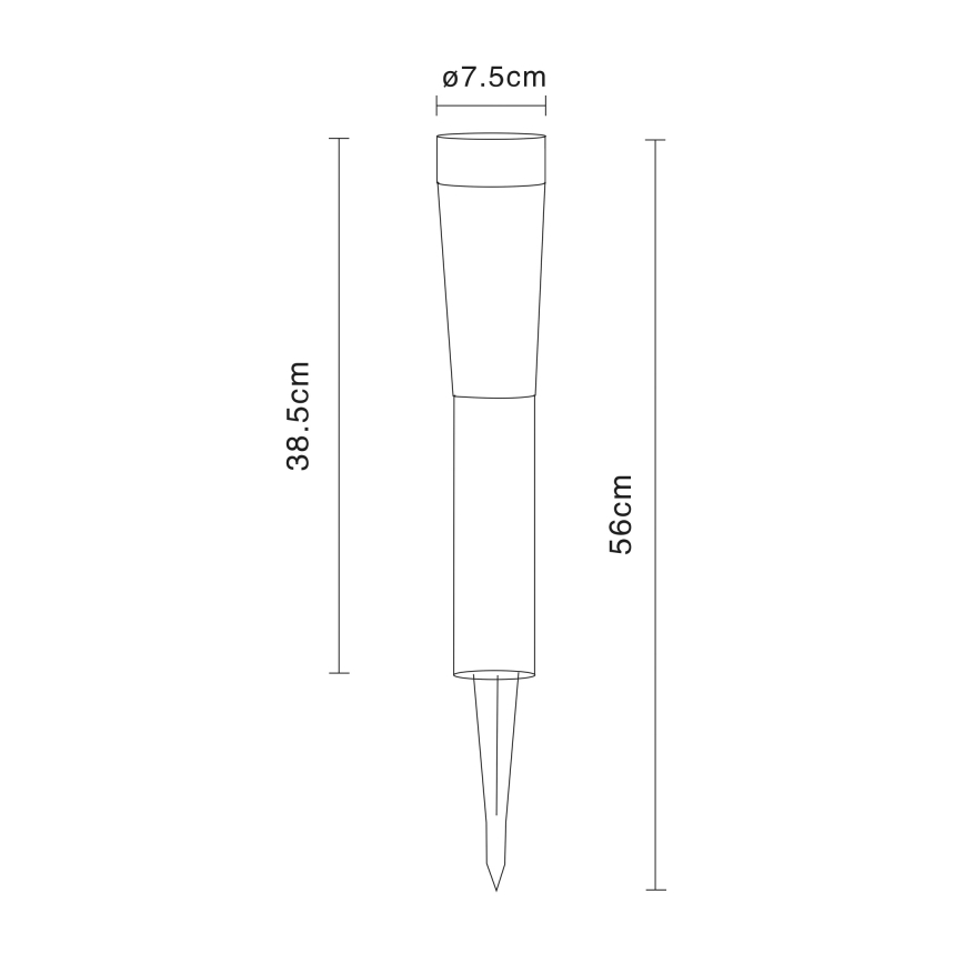 Globo 3303 - Iluminação LED solar SOLAR 2xLED/0,06W/3V 600 mAh