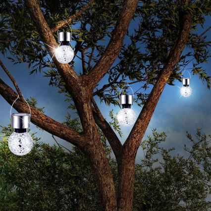 Globo 33056 - Luminária solar 1xLED/0,06W/3,2V IP44 400 mAh