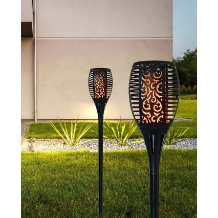 Globo - Iluminação solar LED LED/5,4W/3V 1800K IP44 preto