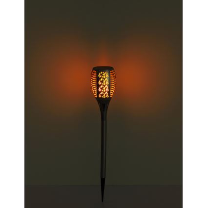 Globo - Iluminação solar LED LED/3,6W/3V 1800K IP44 cromado brilhante