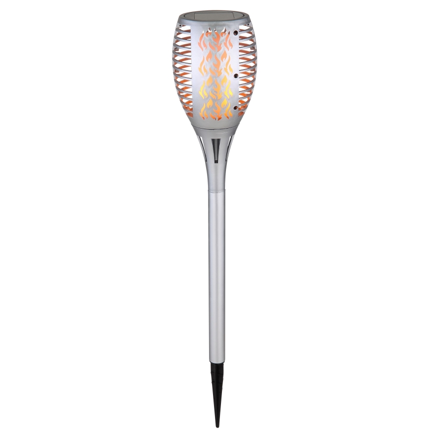 Globo - Iluminação solar LED LED/3,6W/3V 1800K IP44 cromado brilhante