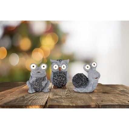 Globo - Iluminação solar LED 2xLED/0,06W/3V IP44 caracol