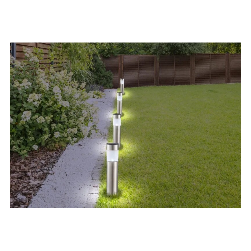 Globo - CONJUNTO 4x Lâmpada Solar LED LED/0,07W/3V IP44 600 mAh